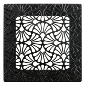 Art-Deco Flora 200х200 Black Shine