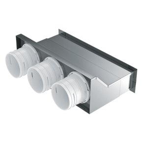 Wall-mounted grill connectors FlexiVent 0832300x55/63x3