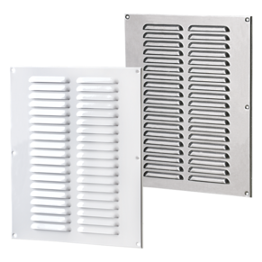 VENTS Supply and exhaust multiple-row metal edge-raised grilles MVMPO series