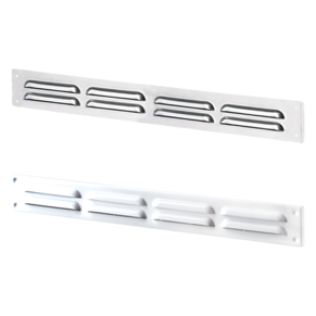 VENTS Supply and exhaust metal slot edge-raised grilles MVMPO series 