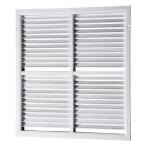 VENTS ORK series single-row grilles with adjustable louvers, sectional