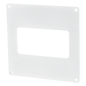 Wall plate for flat ducts