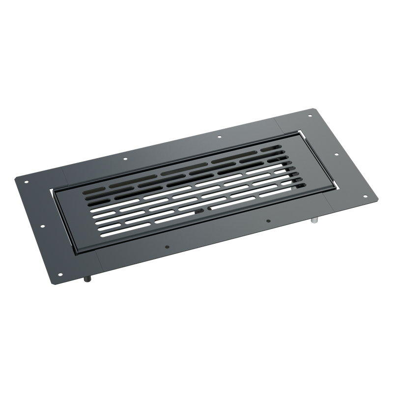Floor-mounted metal grille FlexiVent 0921300x100
