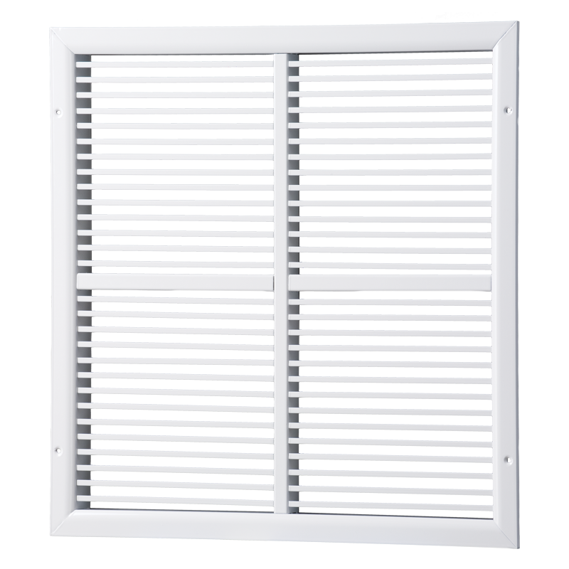 VENTS ONK series single-row grilles with fixed vanes, sectional