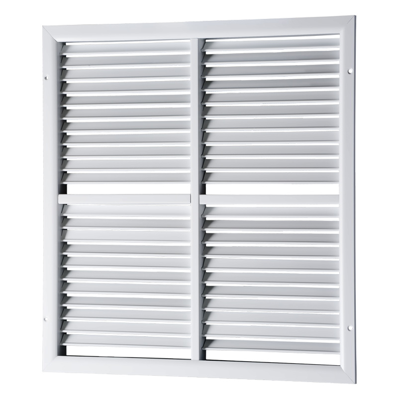 VENTS ORK series single-row grilles with adjustable louvers, sectional