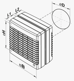 Vents 150 MAO1 reverse (supply)