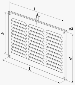 VENTS MVMPO 305x350/3