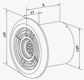 VENTS FL-T 100 (12 V/50 Hz)