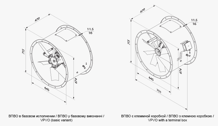 VENTS VPVO-630-4D/0.25-8/25/PPG