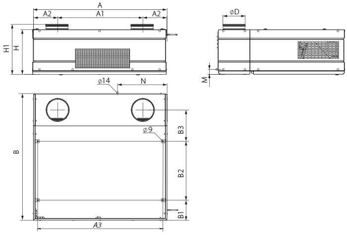 VENTS DVUT 500 P1BE EC V.2