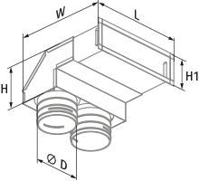 FlexiVent 0833200x55/63x2